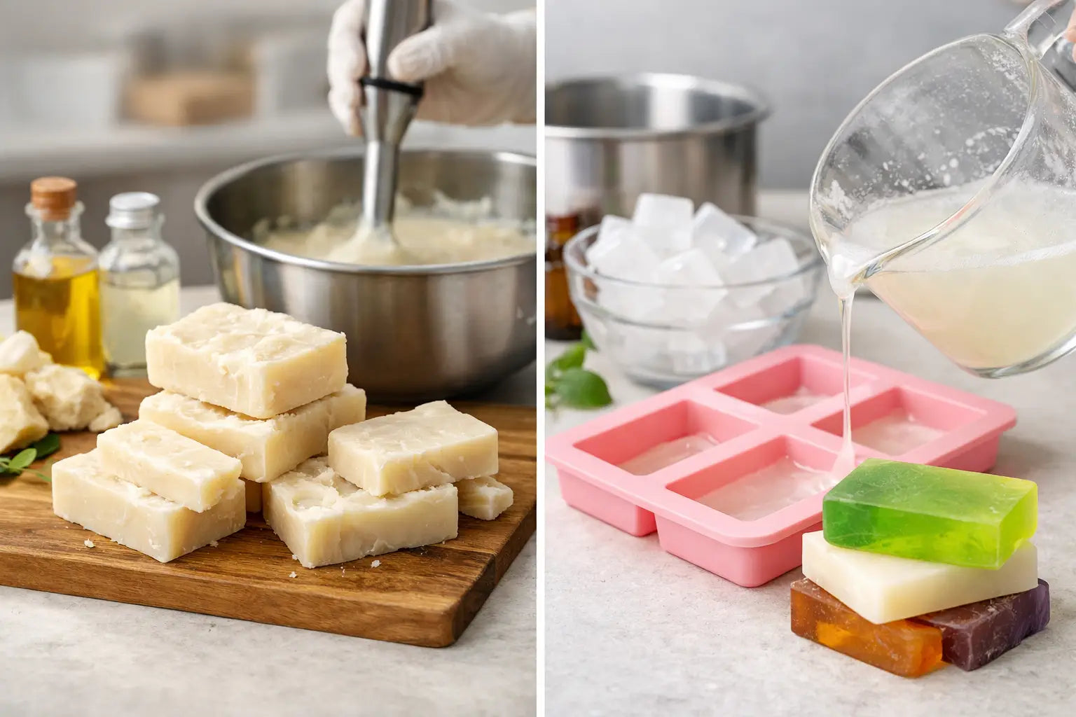 Cold Process vs Melt and Pour Soap
