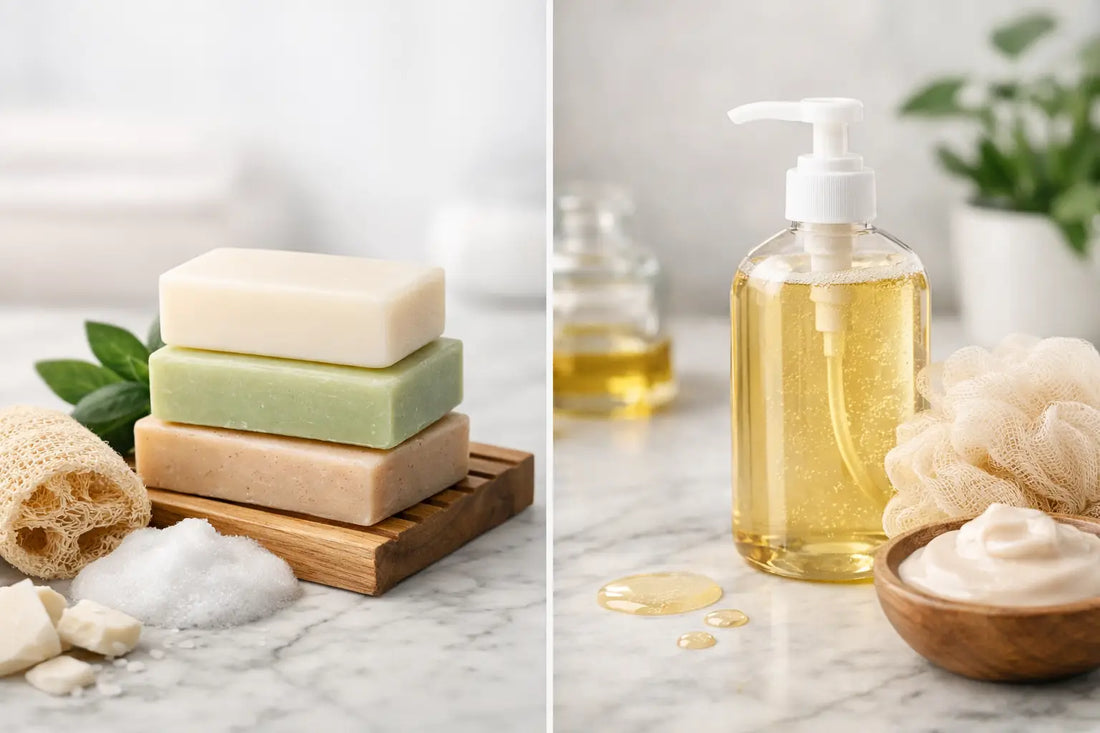 Bar Soap vs Body Wash Ingredients That Matter