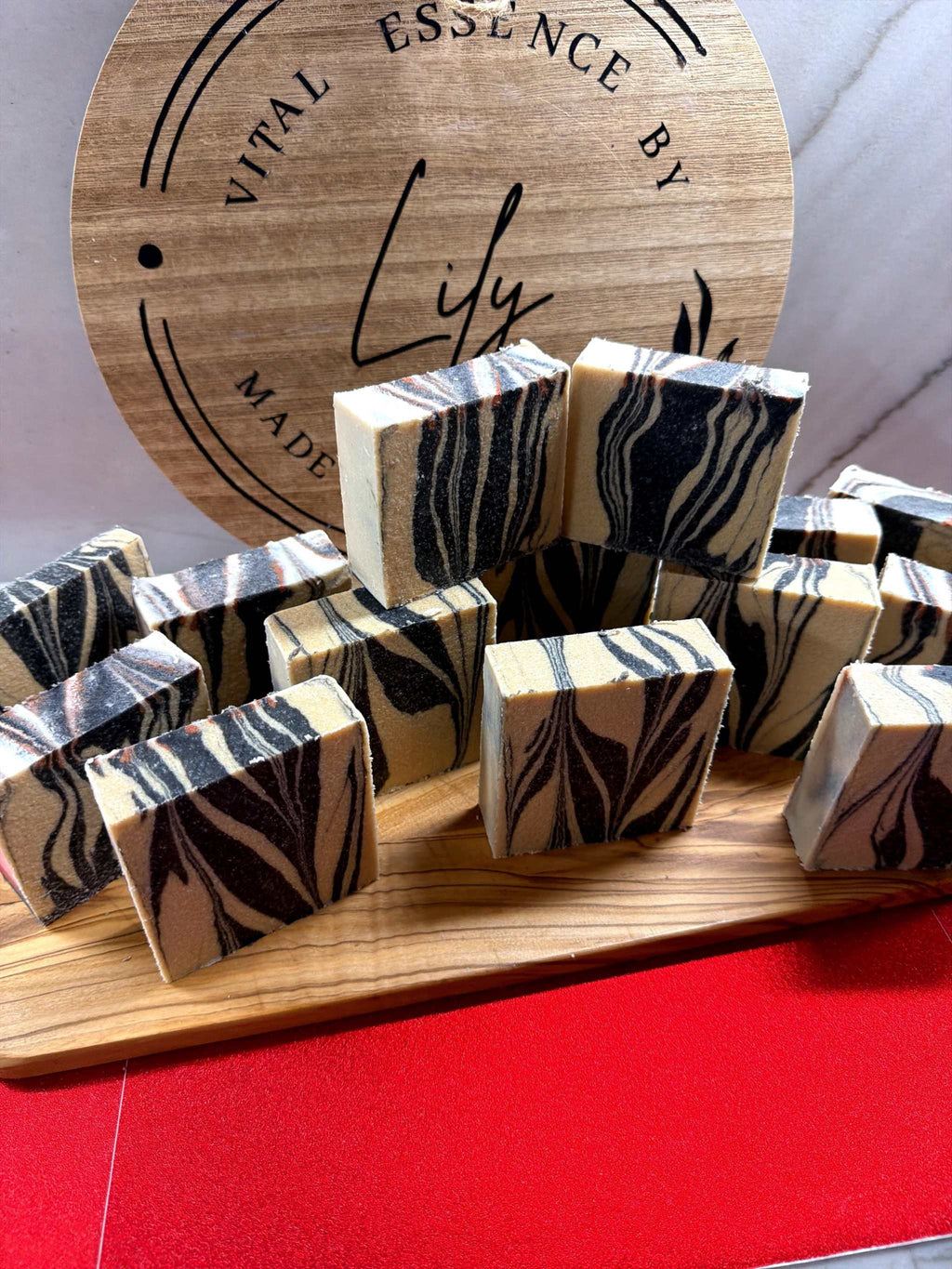 Bar of Charcoal + Goat Milk + Oatmeal Soap for deep cleansing and soothing skin care