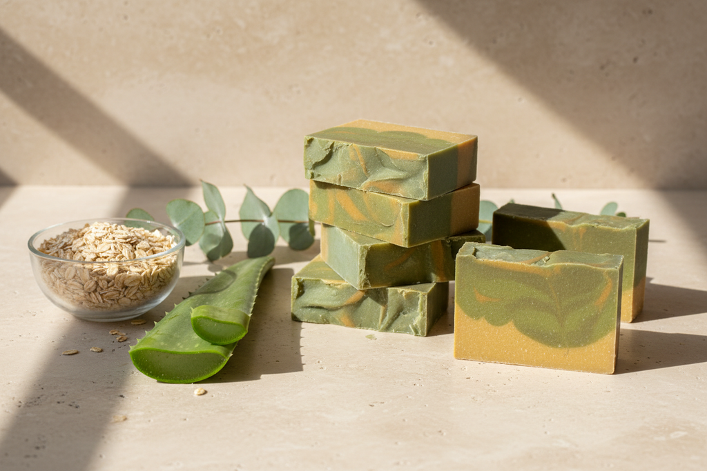 Aloe & Milk Glow Bar - Travertine Restage
