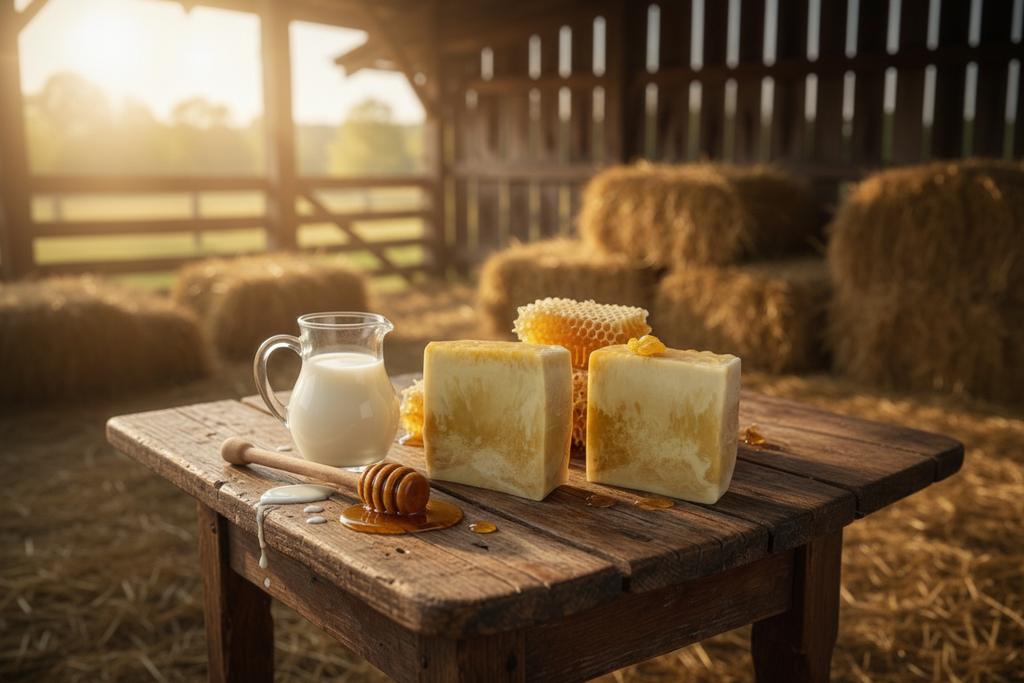 Honey & Goat Milk Soap – Barn 3:2