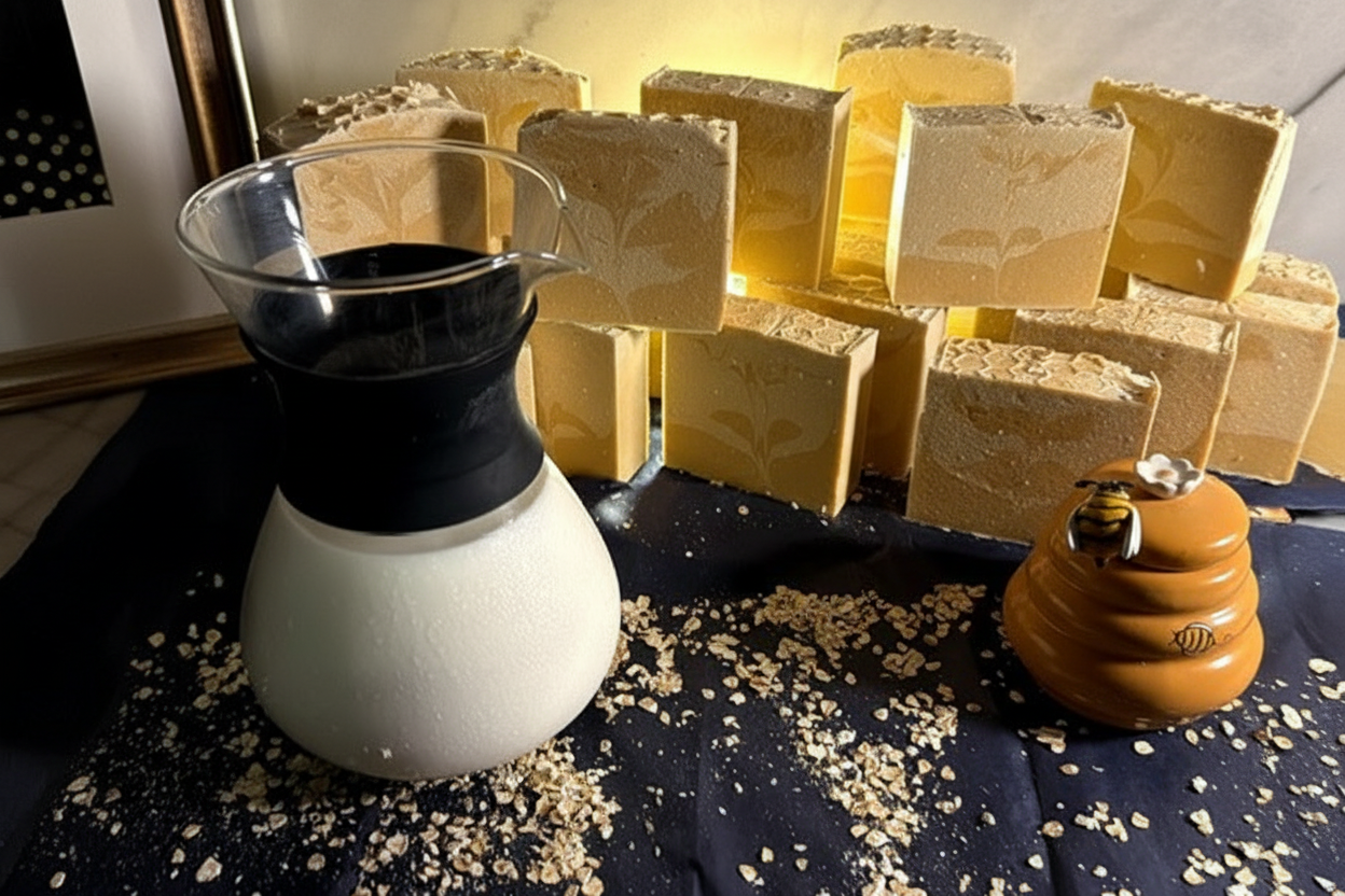 Honey & Goat Milk Soap – Dark Slate